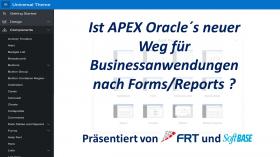 Ist APEX Oracle´s neuer Weg für Businessanwendungen nach Forms/Reports?